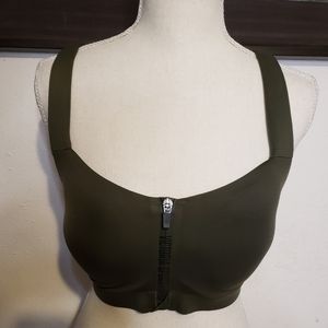 Victoria Secret Sports Bra 32E(DD) Olive Green